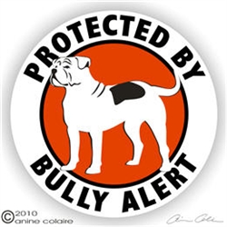 Certified American Bulldog L288 Dog Sticker 6" decal 