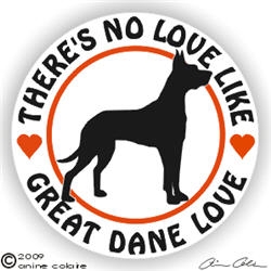 great dane love